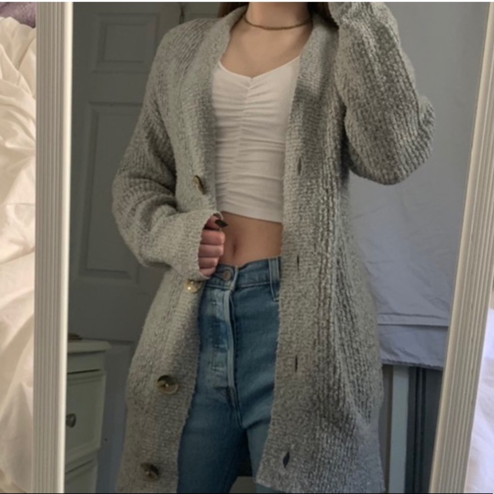 Garage grey cardigan